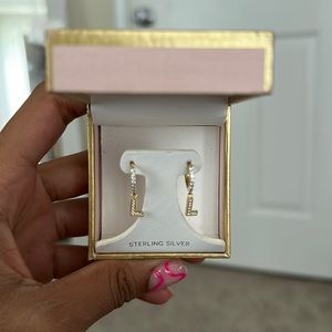 “L” Letter Earrings